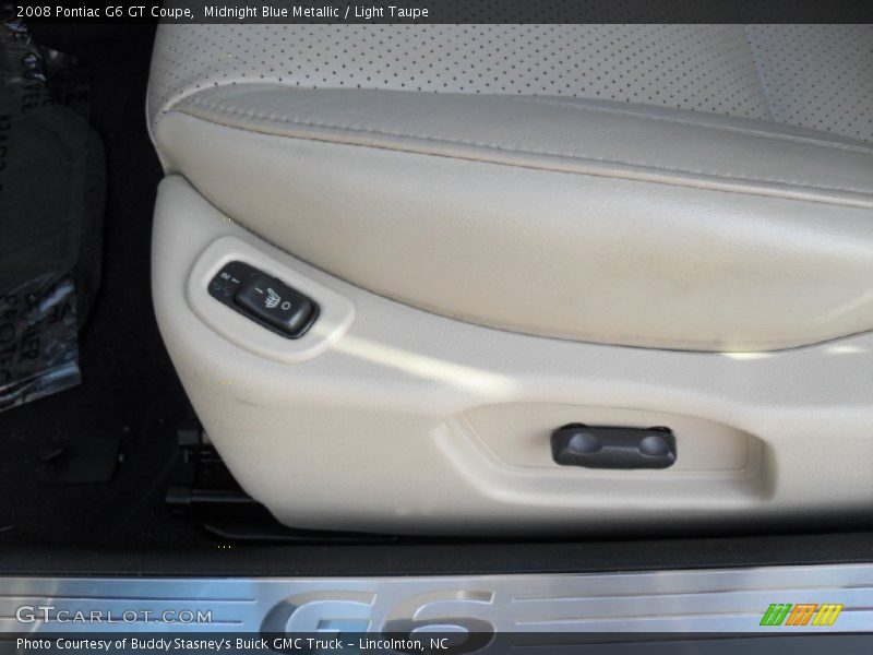 Midnight Blue Metallic / Light Taupe 2008 Pontiac G6 GT Coupe
