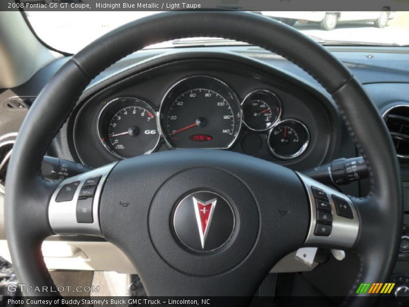 Midnight Blue Metallic / Light Taupe 2008 Pontiac G6 GT Coupe