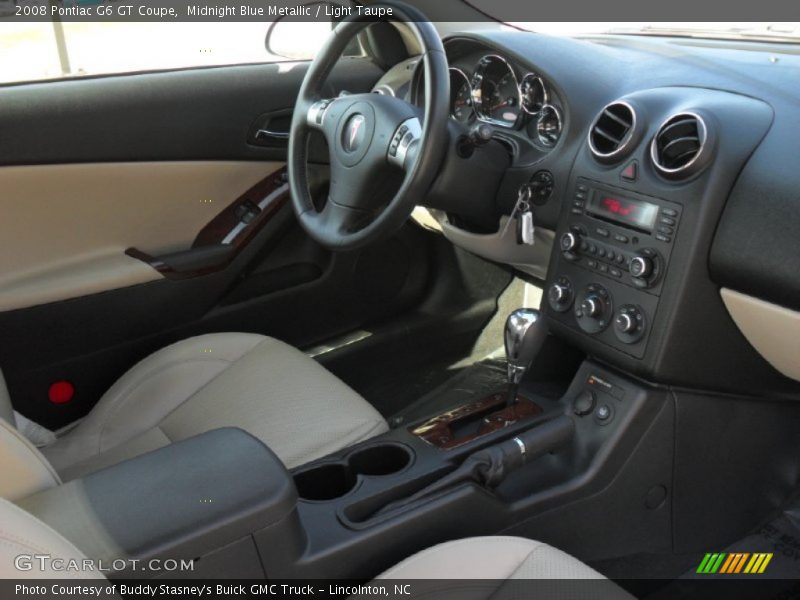 Midnight Blue Metallic / Light Taupe 2008 Pontiac G6 GT Coupe