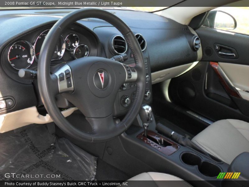 Midnight Blue Metallic / Light Taupe 2008 Pontiac G6 GT Coupe