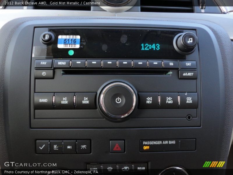 Audio System of 2012 Enclave AWD