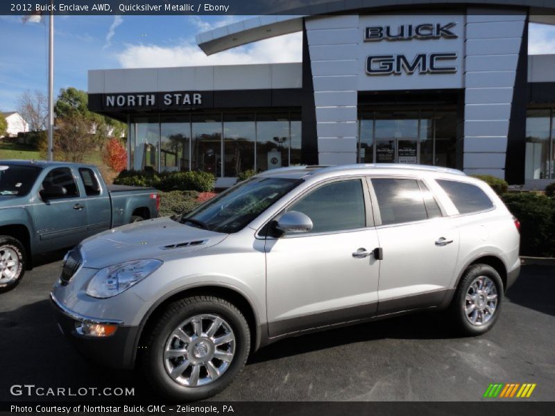 Quicksilver Metallic / Ebony 2012 Buick Enclave AWD