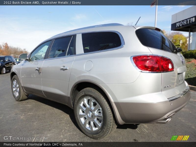 Quicksilver Metallic / Ebony 2012 Buick Enclave AWD
