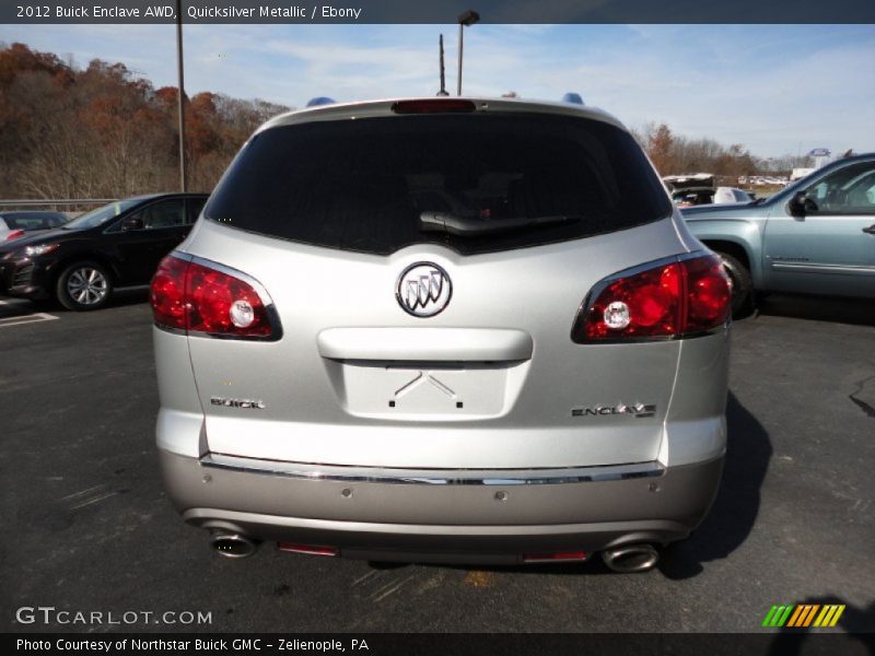 Quicksilver Metallic / Ebony 2012 Buick Enclave AWD