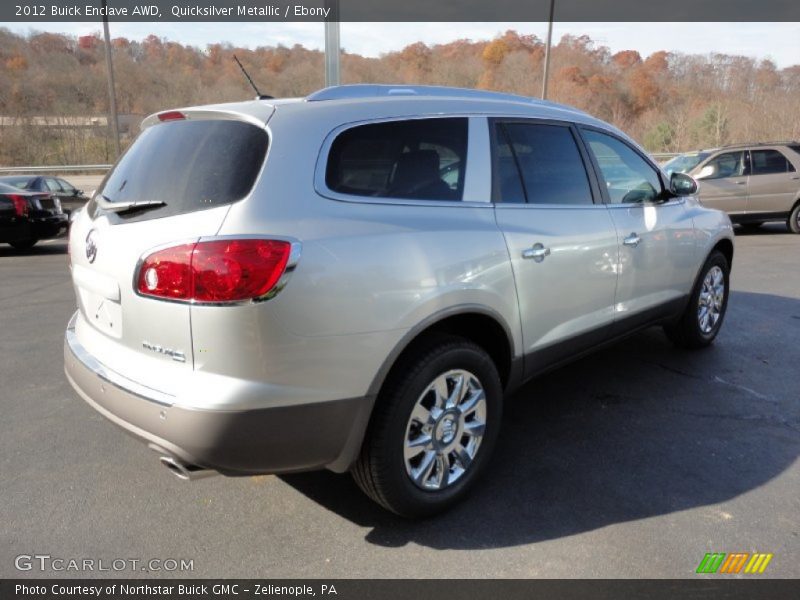 Quicksilver Metallic / Ebony 2012 Buick Enclave AWD