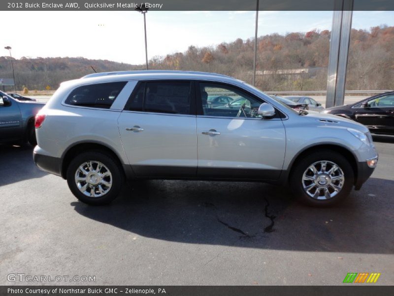 Quicksilver Metallic / Ebony 2012 Buick Enclave AWD