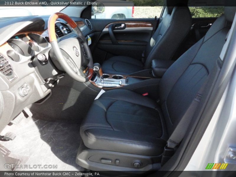 Quicksilver Metallic / Ebony 2012 Buick Enclave AWD