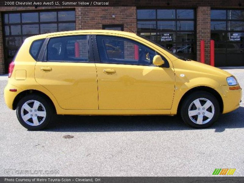 Summer Yellow / Charcoal 2008 Chevrolet Aveo Aveo5 LS