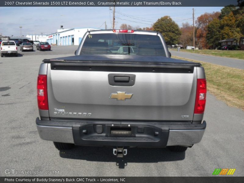 Graystone Metallic / Light Titanium/Ebony Black 2007 Chevrolet Silverado 1500 LTZ Extended Cab