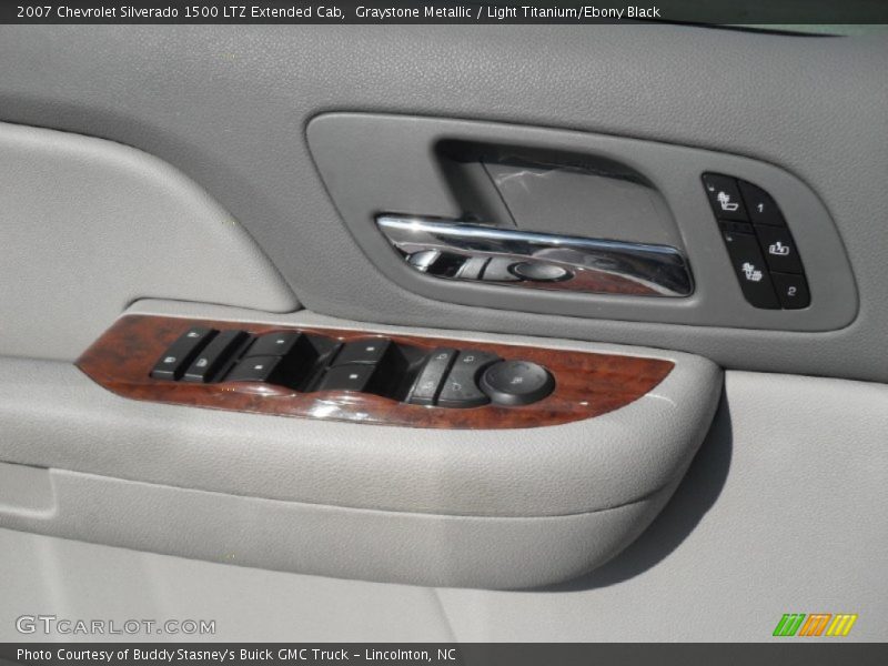 Graystone Metallic / Light Titanium/Ebony Black 2007 Chevrolet Silverado 1500 LTZ Extended Cab