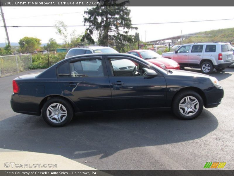 Dark Blue Metallic / Gray 2005 Chevrolet Malibu Sedan