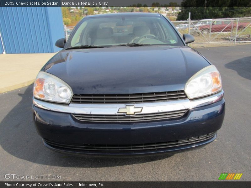 Dark Blue Metallic / Gray 2005 Chevrolet Malibu Sedan