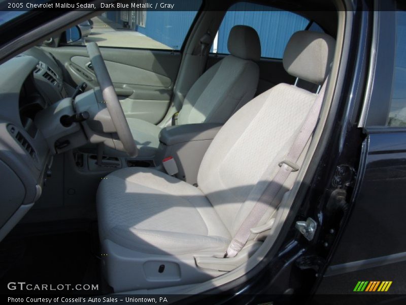 Dark Blue Metallic / Gray 2005 Chevrolet Malibu Sedan