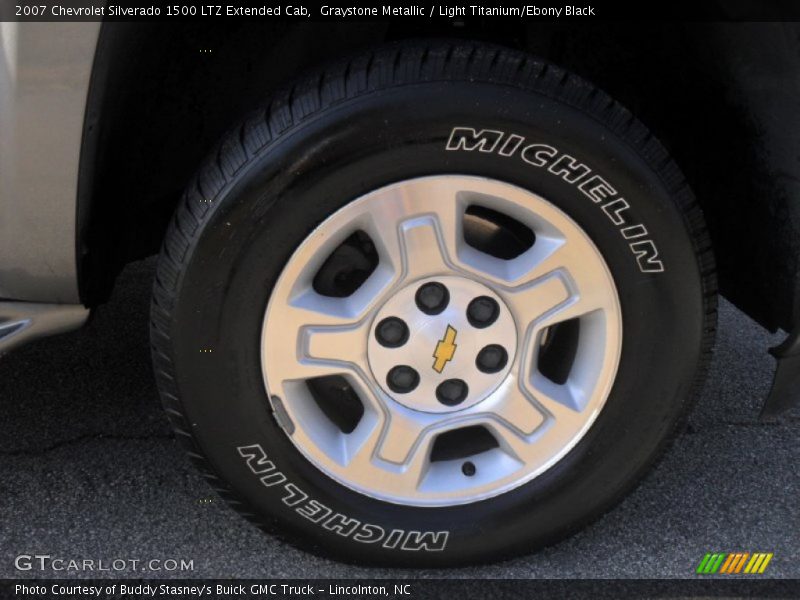 Graystone Metallic / Light Titanium/Ebony Black 2007 Chevrolet Silverado 1500 LTZ Extended Cab