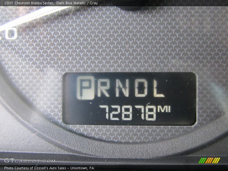 Dark Blue Metallic / Gray 2005 Chevrolet Malibu Sedan