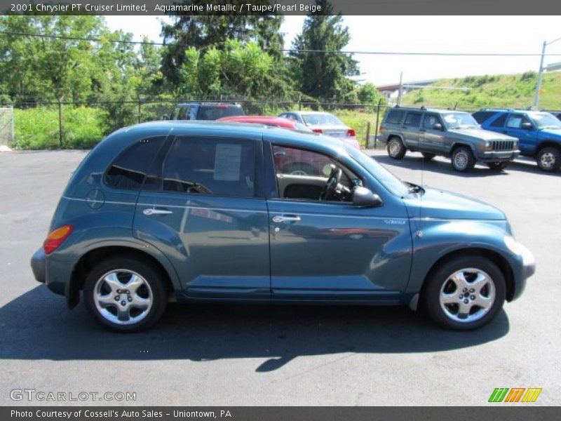 Aquamarine Metallic / Taupe/Pearl Beige 2001 Chrysler PT Cruiser Limited