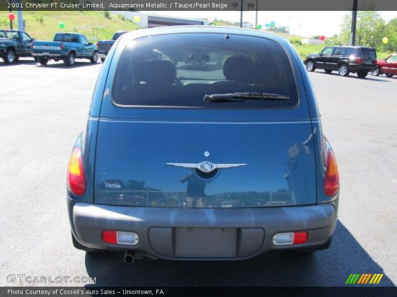 Aquamarine Metallic / Taupe/Pearl Beige 2001 Chrysler PT Cruiser Limited