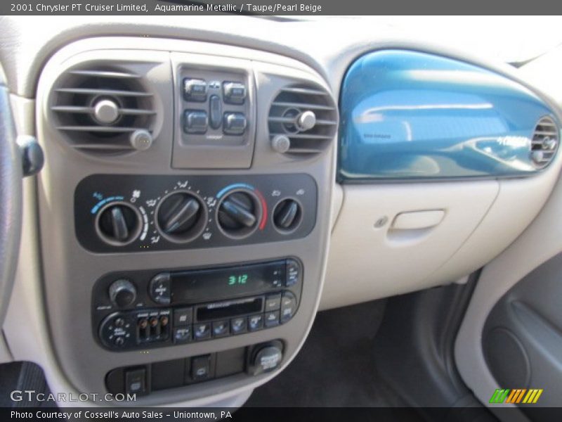 Aquamarine Metallic / Taupe/Pearl Beige 2001 Chrysler PT Cruiser Limited