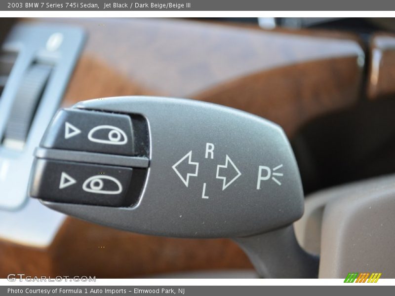 Jet Black / Dark Beige/Beige III 2003 BMW 7 Series 745i Sedan