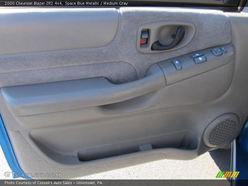 Space Blue Metallic / Medium Gray 2000 Chevrolet Blazer ZR2 4x4
