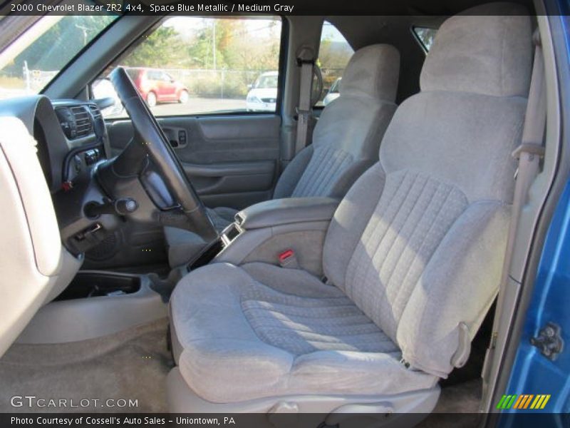  2000 Blazer ZR2 4x4 Medium Gray Interior