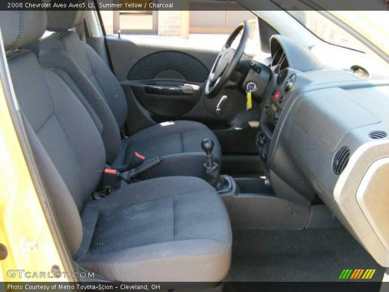 Summer Yellow / Charcoal 2008 Chevrolet Aveo Aveo5 LS