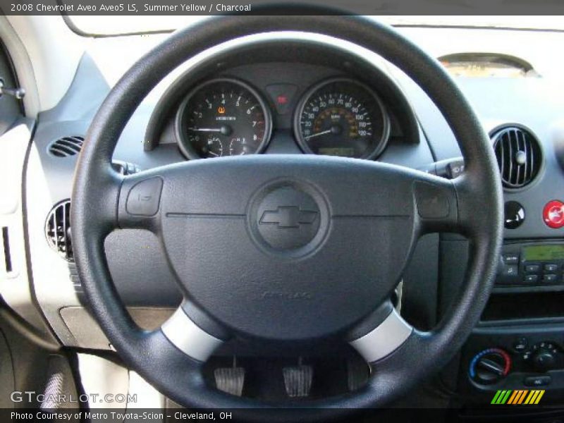 Summer Yellow / Charcoal 2008 Chevrolet Aveo Aveo5 LS
