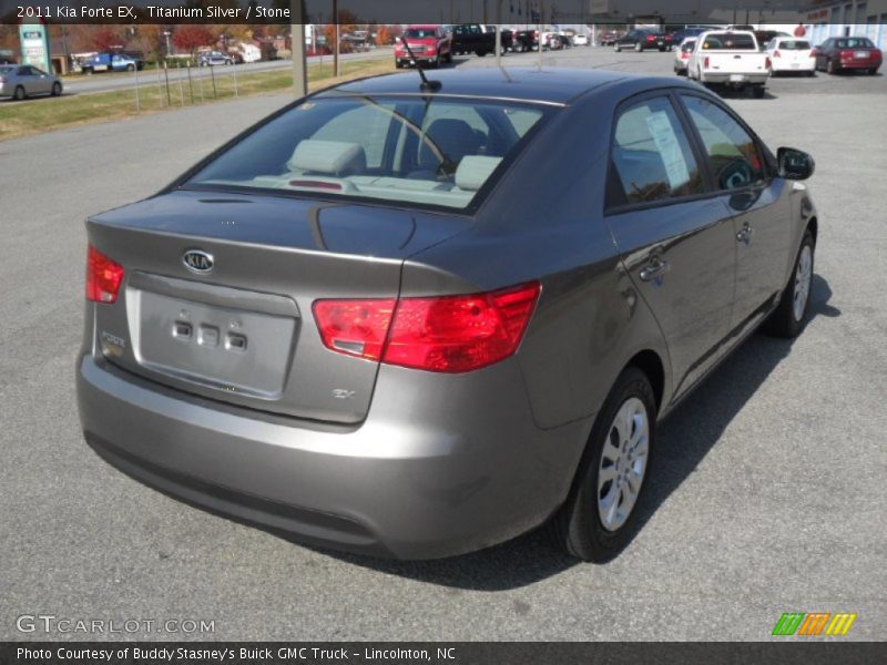 Titanium Silver / Stone 2011 Kia Forte EX