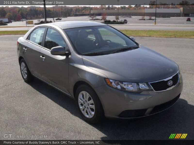 Titanium Silver / Stone 2011 Kia Forte EX