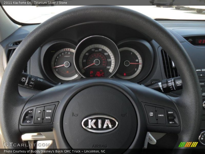 Titanium Silver / Stone 2011 Kia Forte EX