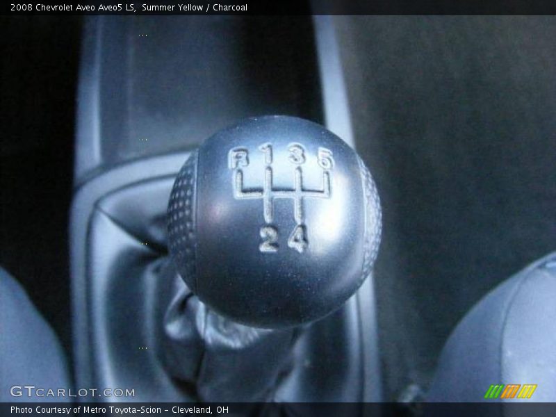 Summer Yellow / Charcoal 2008 Chevrolet Aveo Aveo5 LS