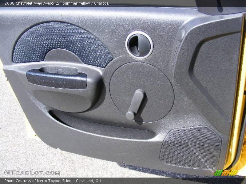 Summer Yellow / Charcoal 2008 Chevrolet Aveo Aveo5 LS