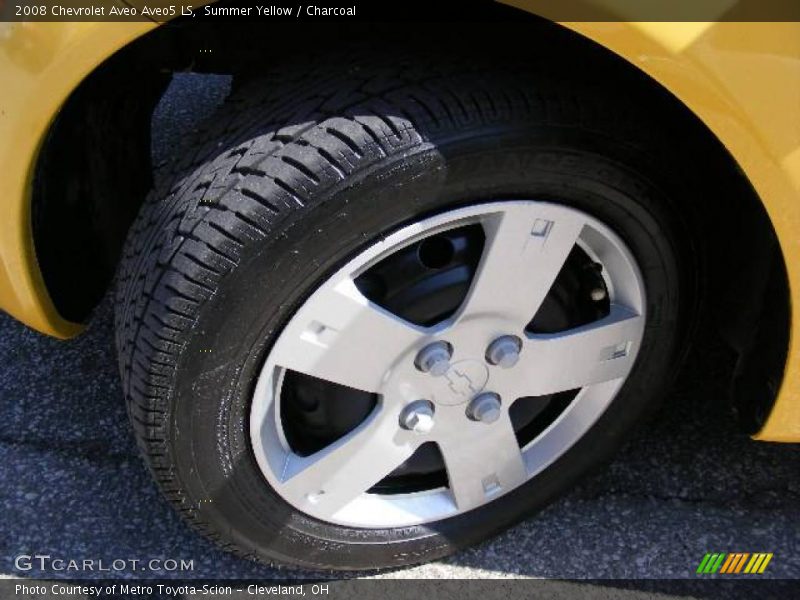 Summer Yellow / Charcoal 2008 Chevrolet Aveo Aveo5 LS