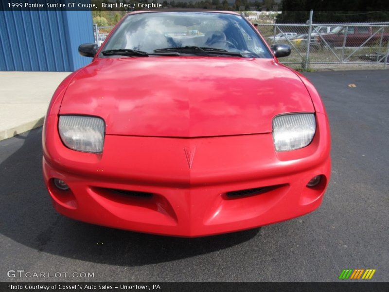 Bright Red / Graphite 1999 Pontiac Sunfire GT Coupe