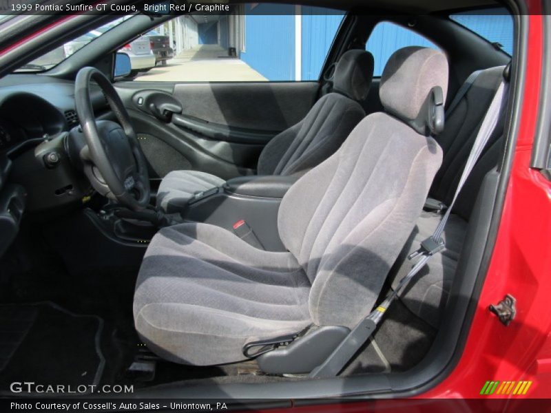 Bright Red / Graphite 1999 Pontiac Sunfire GT Coupe