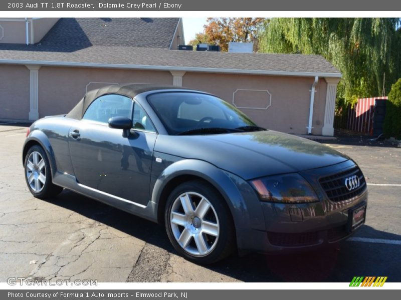 Dolomite Grey Pearl / Ebony 2003 Audi TT 1.8T Roadster