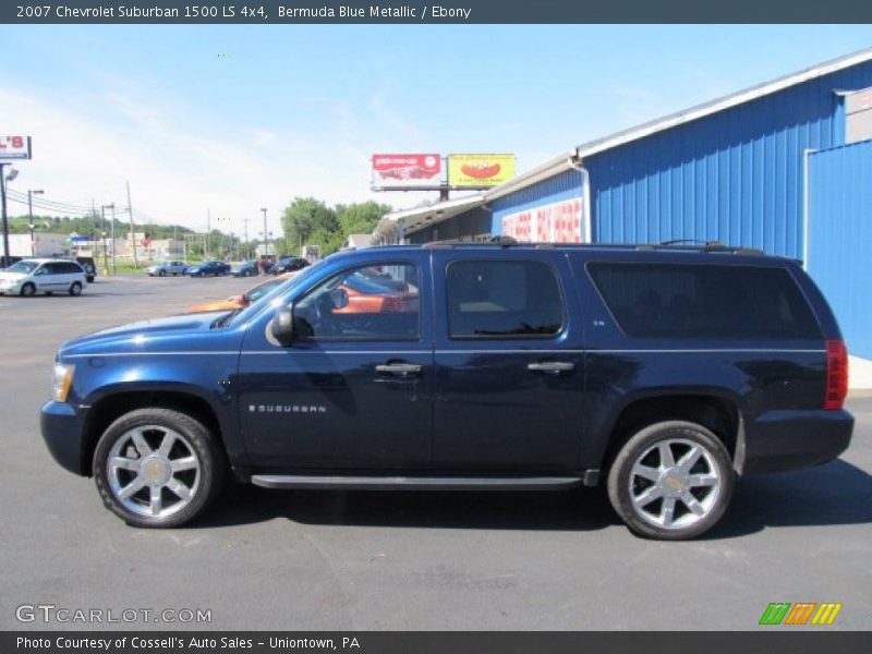 Bermuda Blue Metallic / Ebony 2007 Chevrolet Suburban 1500 LS 4x4