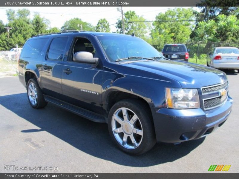 Bermuda Blue Metallic / Ebony 2007 Chevrolet Suburban 1500 LS 4x4