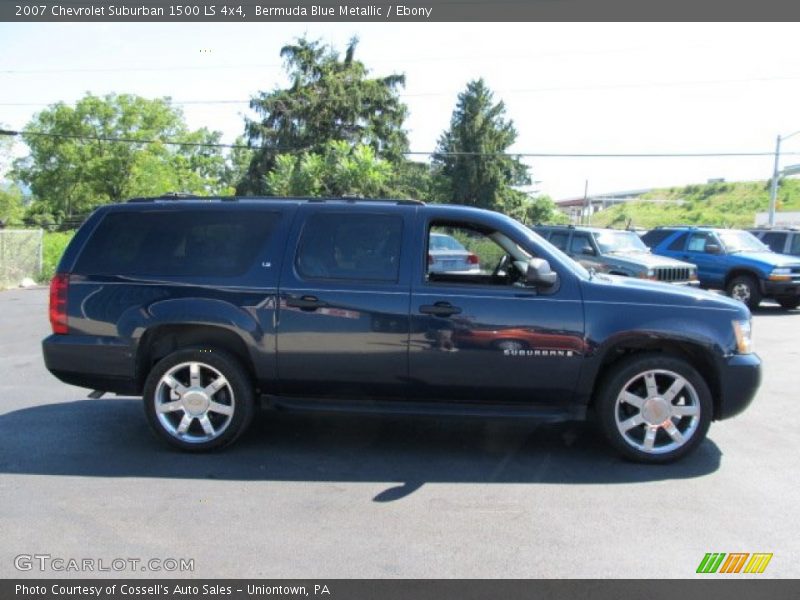 Bermuda Blue Metallic / Ebony 2007 Chevrolet Suburban 1500 LS 4x4