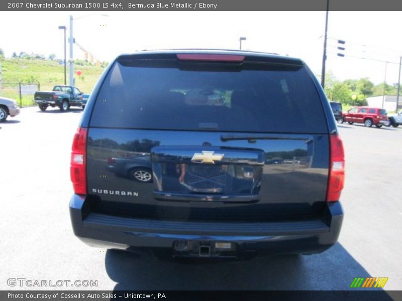 Bermuda Blue Metallic / Ebony 2007 Chevrolet Suburban 1500 LS 4x4