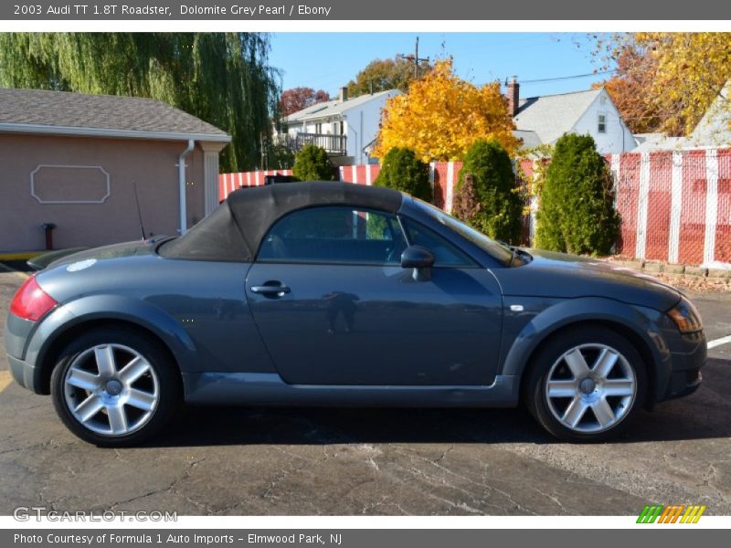 Dolomite Grey Pearl / Ebony 2003 Audi TT 1.8T Roadster