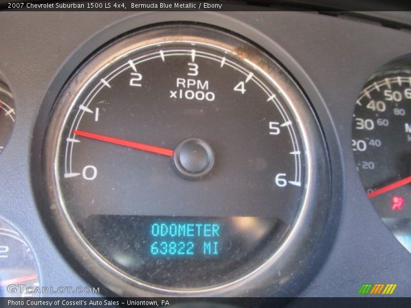 Bermuda Blue Metallic / Ebony 2007 Chevrolet Suburban 1500 LS 4x4