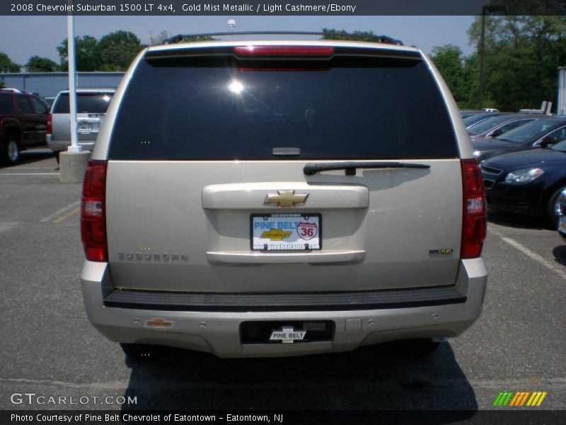 Gold Mist Metallic / Light Cashmere/Ebony 2008 Chevrolet Suburban 1500 LT 4x4