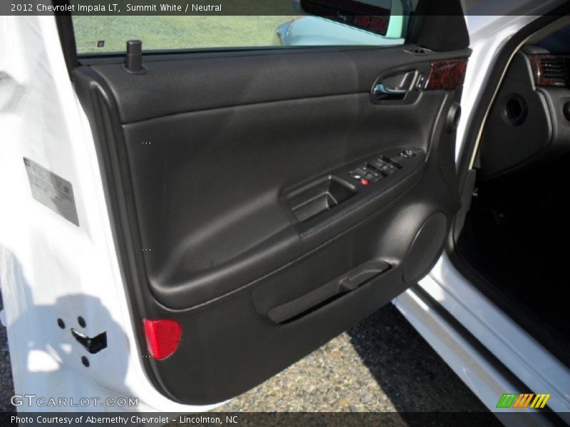 Summit White / Neutral 2012 Chevrolet Impala LT