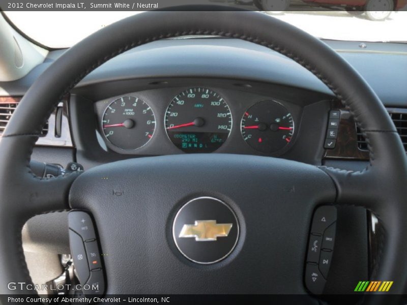 Summit White / Neutral 2012 Chevrolet Impala LT
