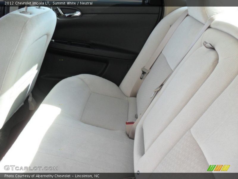 Summit White / Neutral 2012 Chevrolet Impala LT
