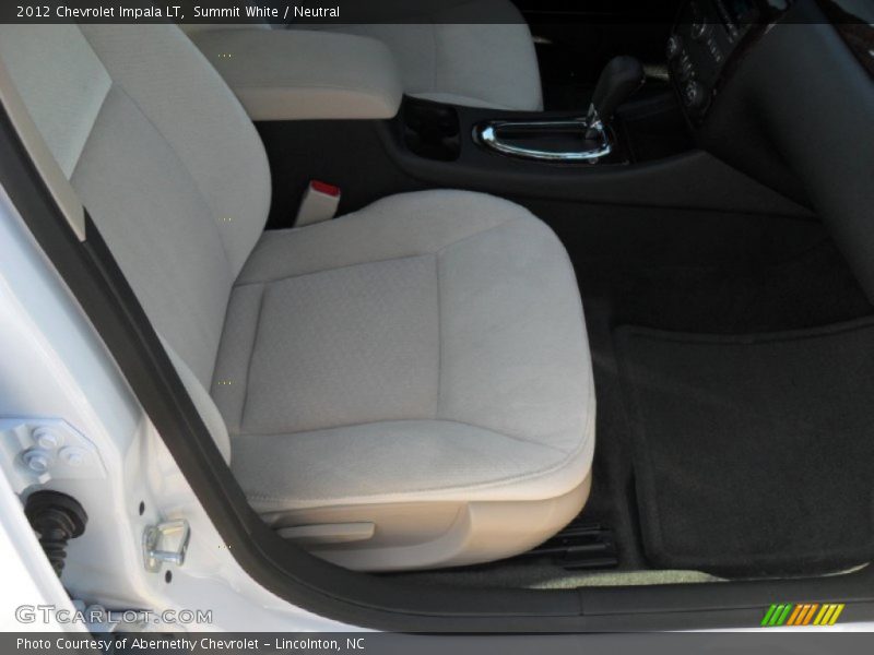 Summit White / Neutral 2012 Chevrolet Impala LT