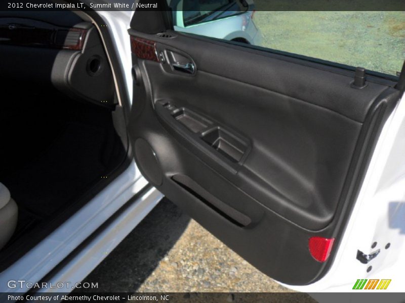 Summit White / Neutral 2012 Chevrolet Impala LT