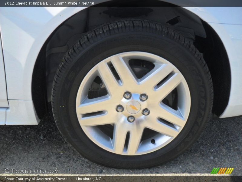 Summit White / Neutral 2012 Chevrolet Impala LT