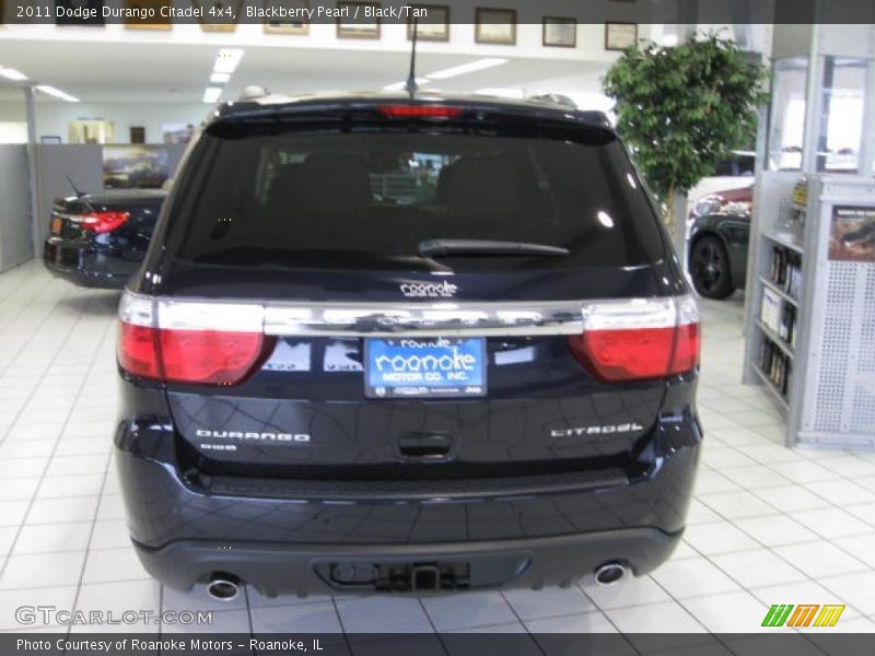 Blackberry Pearl / Black/Tan 2011 Dodge Durango Citadel 4x4